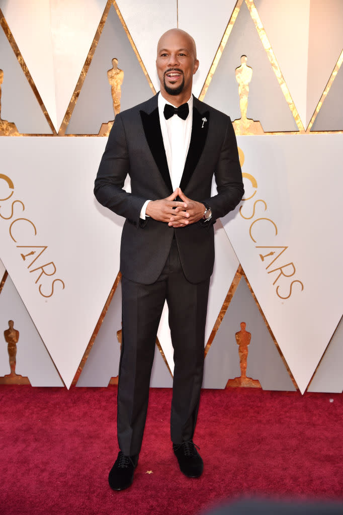 <p>Common attends the 90th Academy Awards in Hollywood, Calif., March 4, 2018. (Photo: Getty Images) </p>