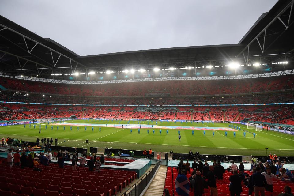 Wembley Stadium will host the Euro 2020 final (AP)