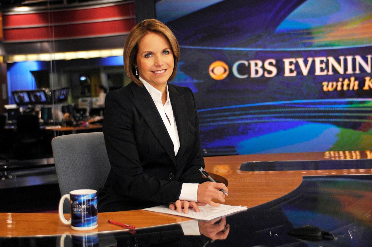 Katie Couric became the first woman to anchor an evening news program on her own in 2006.