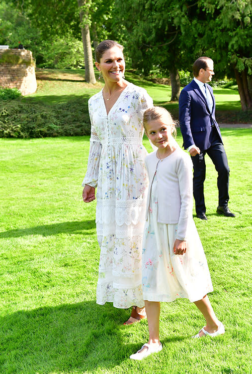 Victoria de Suecia, con su hija Estelle