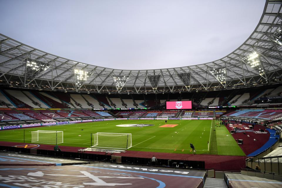 West Ham United’s London Stadium will be empty again this weekend (Getty)