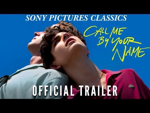5) Call Me By Your Name