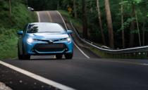 <p>The hatchback's new look is angular and sporty, and the 168-hp 2.0-liter inline-four is significantly more powerful than the outgoing 1.8-liter engine, which topped out at 137 horsepower.</p>