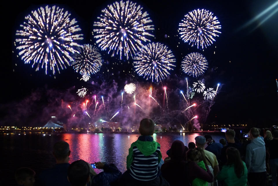 Spektakuläres Feuerwerk in Riga. (Bild: Getty Images)