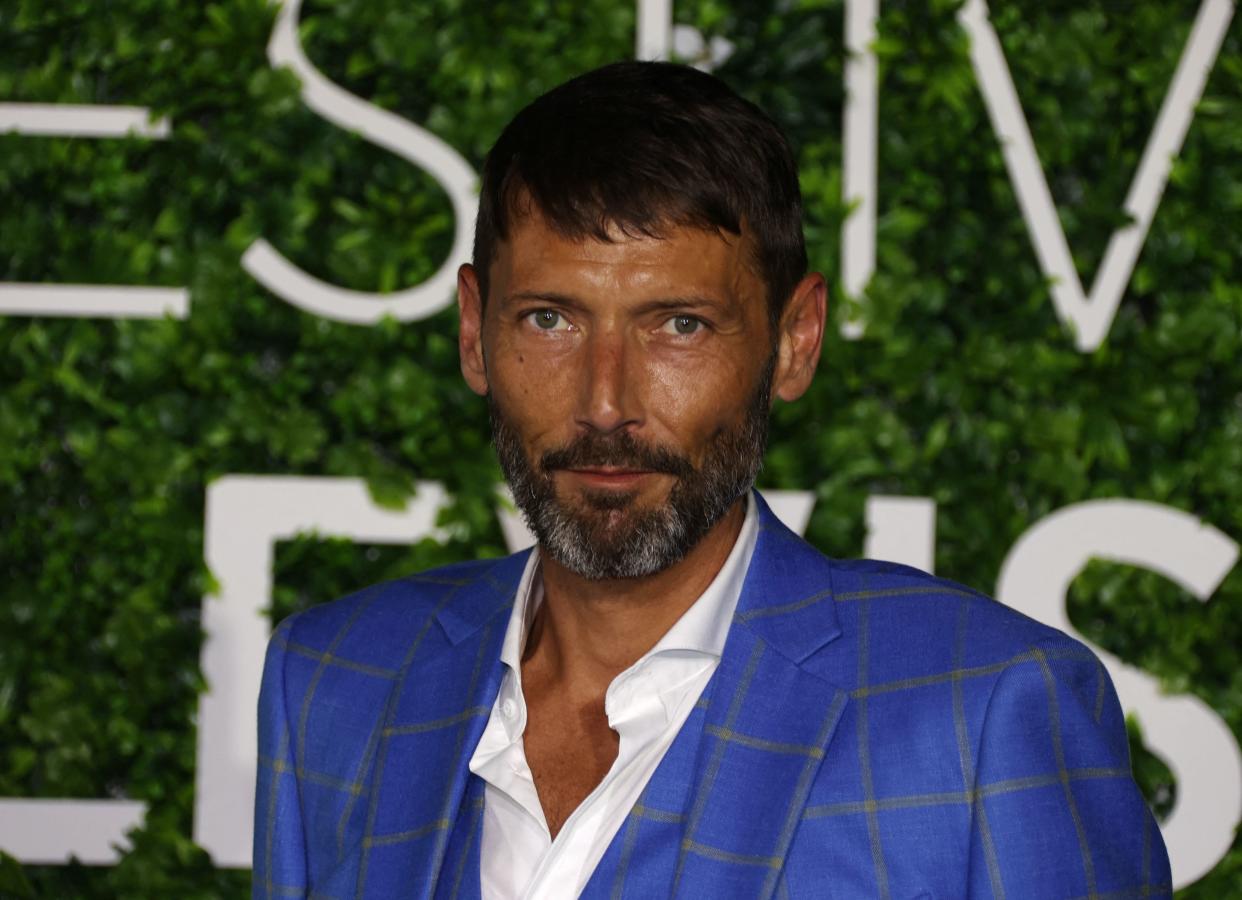 French actor Laurent Kerusore poses during a photocall for the TV show 