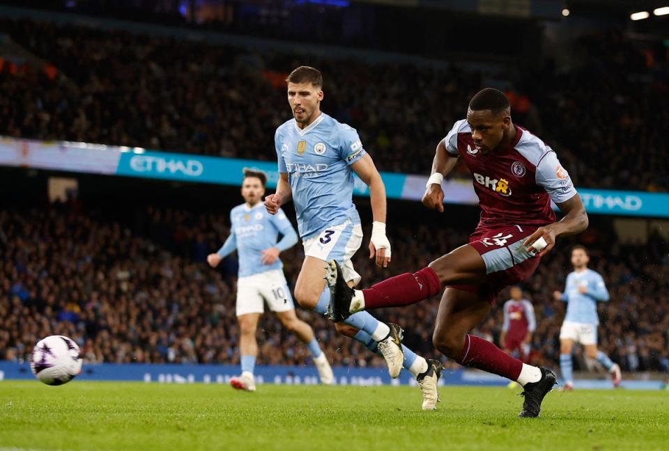 Jhon Duran’s classy finish gave Villa an equaliser (Action Images via Reuters)