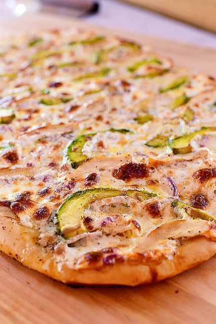 Avocado Chicken Pizza