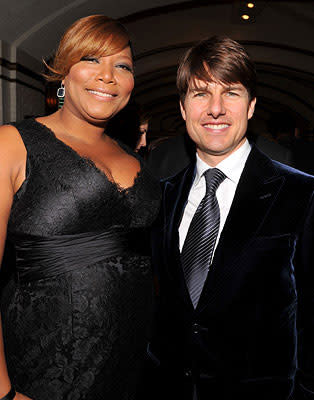 Queen Latifah and Tom Cruise at the Los Angeles premiere of Overture Films' Mad Money