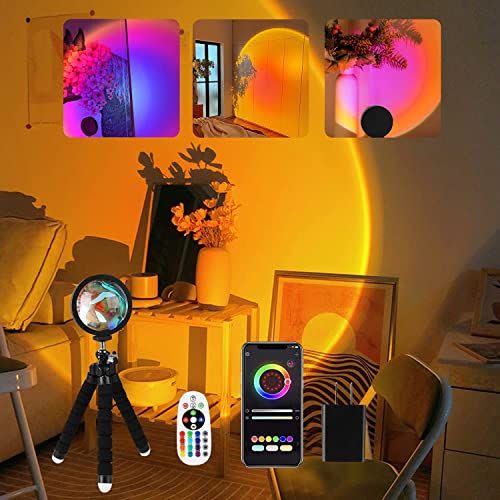 Smart Sunset Lamp Projection