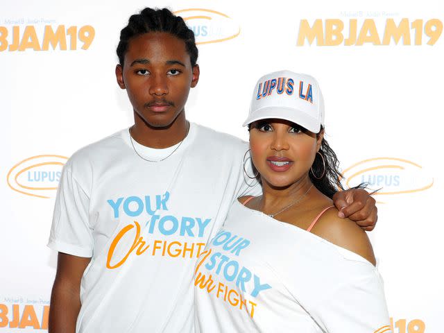 Tiffany Rose/Getty Toni Braxton and her son Diezel Ky Braxton-Lewis attend Michael B. Jordan's MBJAM at Dave & Buster's Hollywood on July 27, 2019 in Hollywood, California.