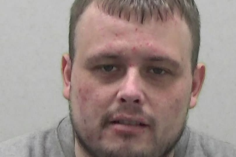 Kurtis Wiscombe, jailed for assault and racially aggravated harassment alarm or distress