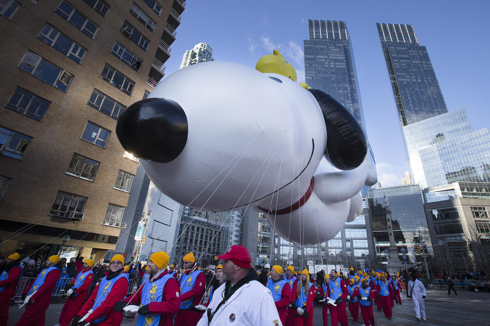 Past and present: balloons of Macy’s Thanksgiving Day Parade