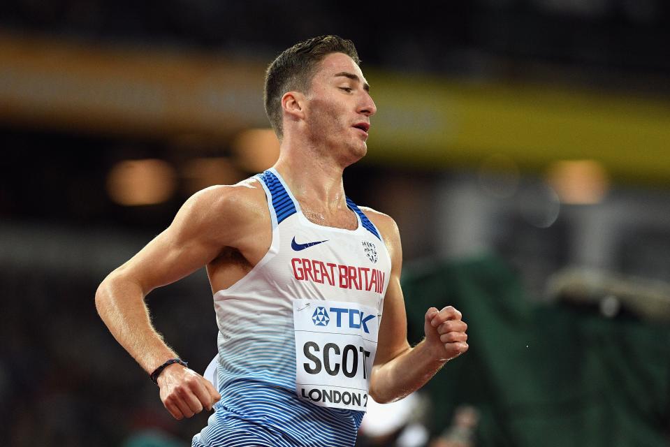 Marc Scott of Great Britain will compete in the men’s 10,000m (Getty)