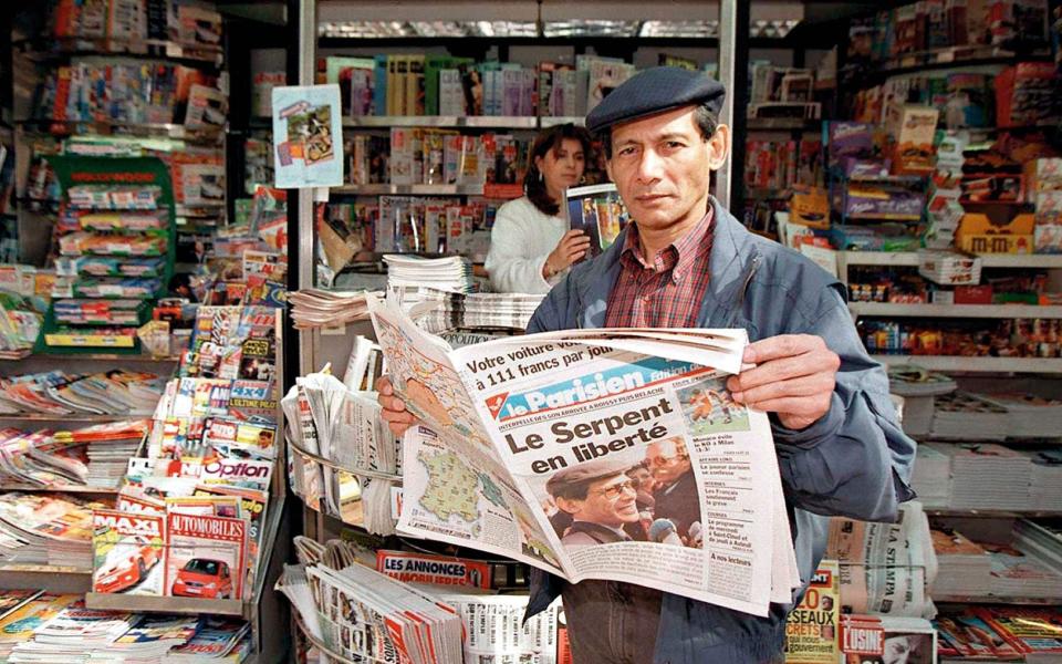 Charles Sobhraj in Paris, 1997 - Shutterstock