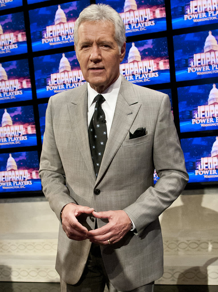 <b>8. Alex Trebek</b><br> Host of "Jeopardy" <br>