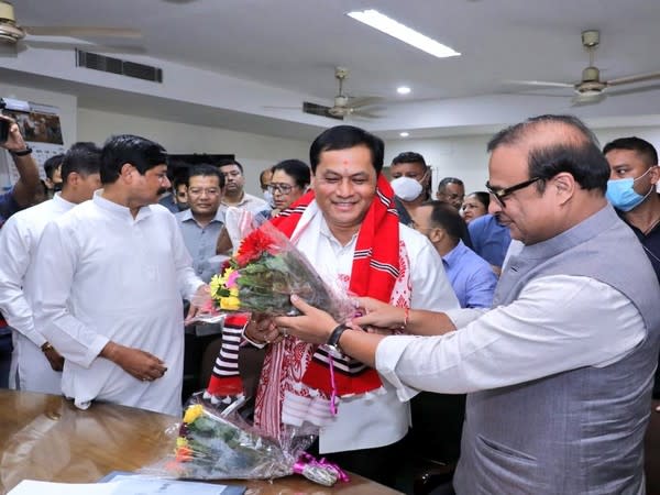 Union Minister Sarbananda Sonowal elected to Rajya Sabha from Assam (Photo/Twitter/Sonowal)