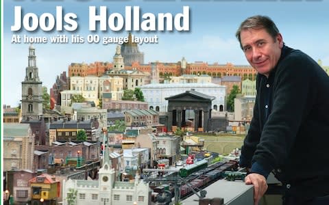 Jools Holland on the front page of Railway Modeller - Credit: Railway Modeller