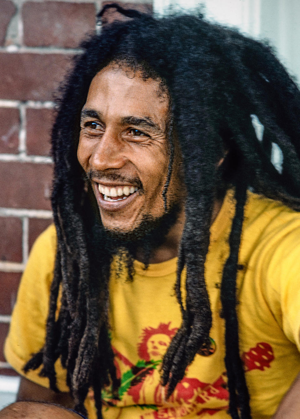 Closeup of Bob Marley