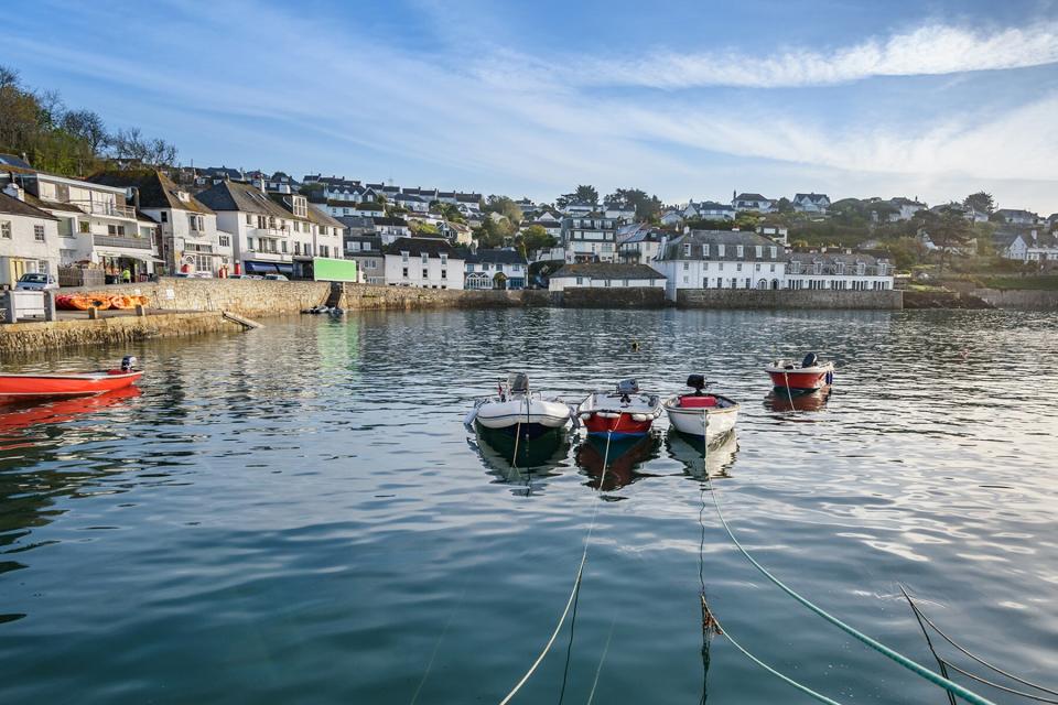 Beautiful cornish costal village of St Mawes in South west England, UK.