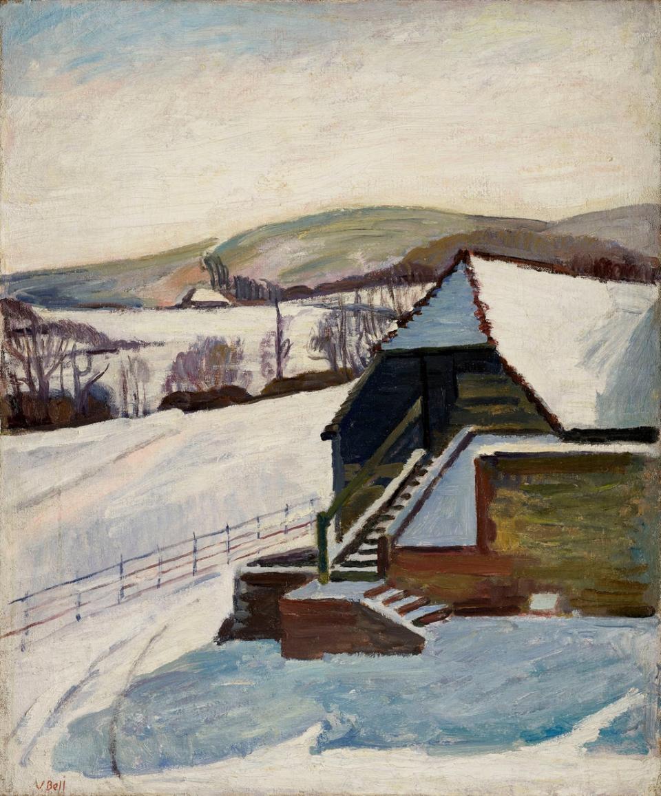 The Barn at Charleston, Winter – Vanessa Bell, c. 1940 (Philip Mould & Company)