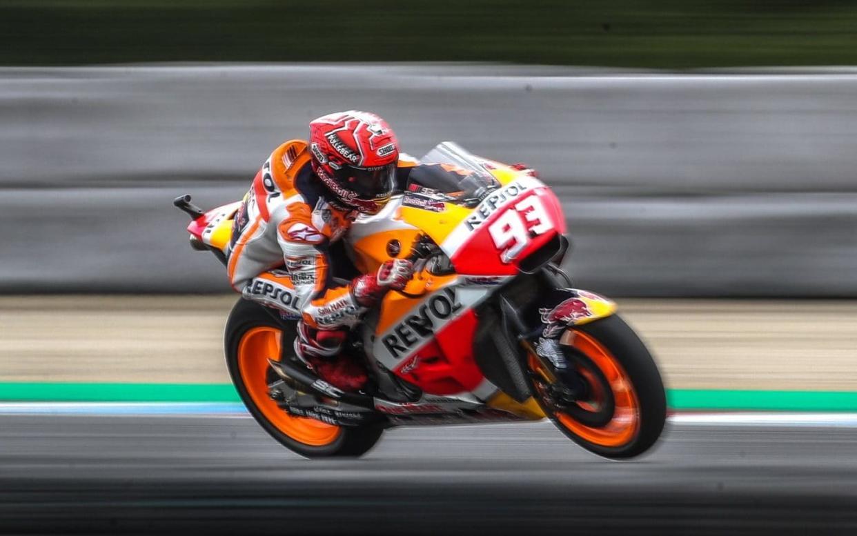 Marc Marquez leads the championship after Brno - EPA