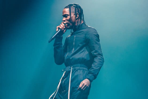 Travis Scott at Astroworld Festival: The Rapper Brings Kanye West