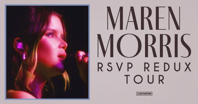 <p>Live Nation</p> Maren Morris' 2024 RSVP Redux Tour