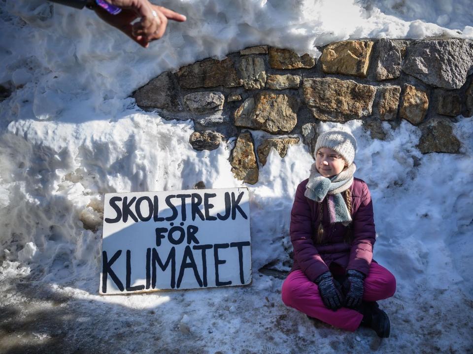 Greta Thunberg Davos