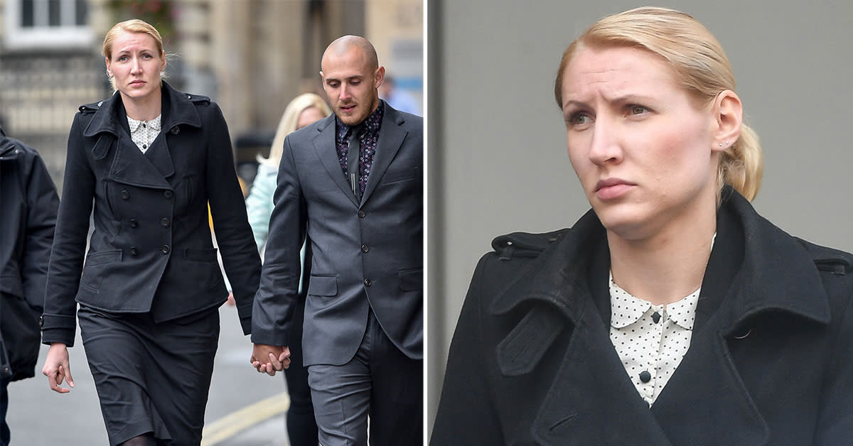 Eleanor Wilson outside Bristol Crown Court on Monday. (PA)