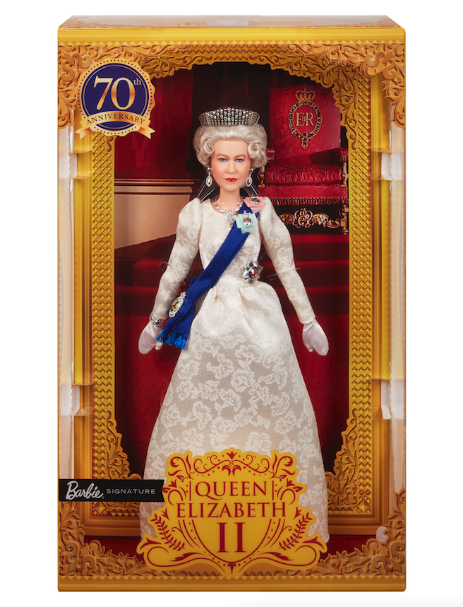 The Queen Elizabeth II Barbie doll will be available for purchase starting April 21, the queen's 96th birthday. (Photo: Barbie)