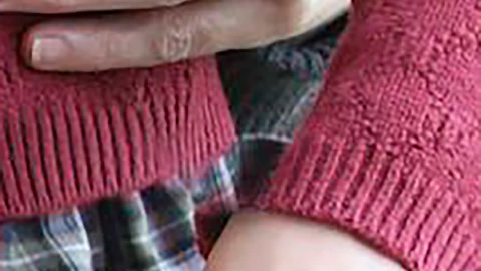 This area around the sleeve of Princess Charlotte appears to show evidence of potential manipulation. - Kensington Palace