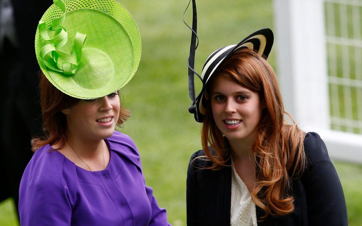 princesses eugenie and beatrice ascot style  - Getty 