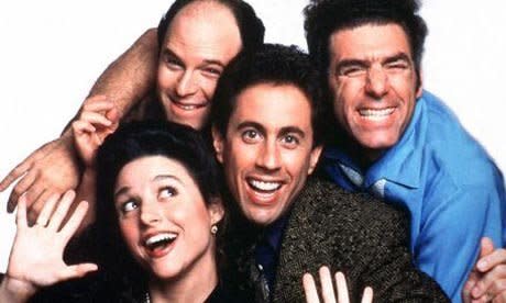 This one takes “funny” very literally by emulating one of the <a href="http://static.guim.co.uk/sys-images/Arts/Arts_/Pictures/2008/05/13/seinfeld460x276.jpg" target="_blank">best television comedies ever.</a> You can go as one of the individual characters, sure, but it’s really better if you have four people. Any side characters you can rope in are a bonus. 