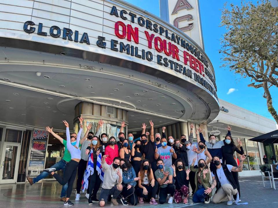 El elenco de “On your feet!” estará del 11 de febrero al 6 de marzo de 2022 en el Actors’ Playhouse del Miracle Theatre en Coral Gables.