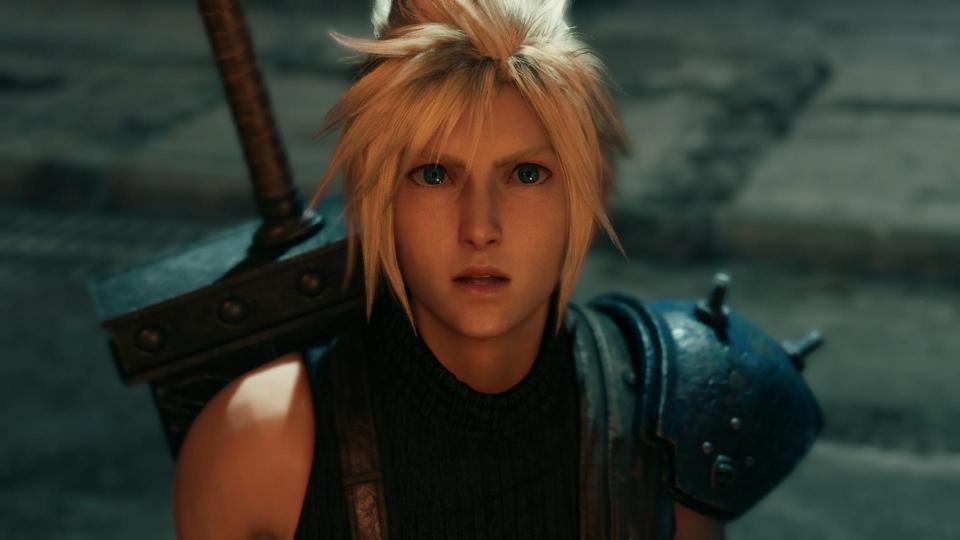 Cloud sees and old nemesis in Final Fantasy VII Remake.