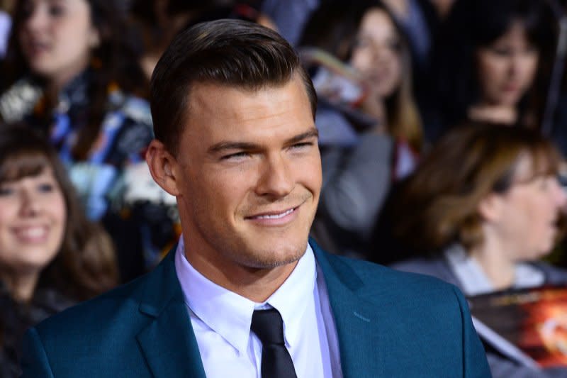 Alan Ritchson attends the Los Angeles premiere of "The Hunger Games: Catching Fire" in 2013. File Photo by Jim Ruymen/UPI