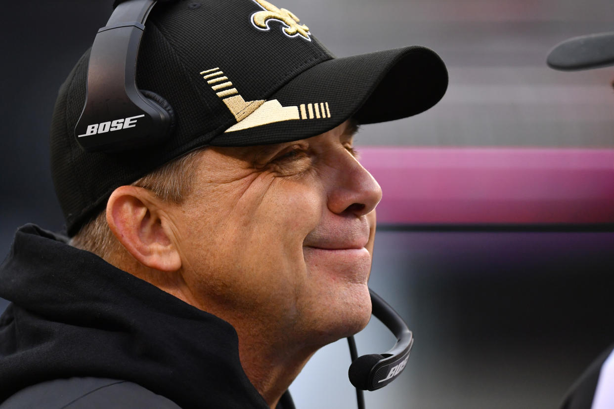 New Orleans head coach Sean Payton isn't a guarantee to return to the team's sidelines next season. (Photo by Kyle Ross/Icon Sportswire via Getty Images)