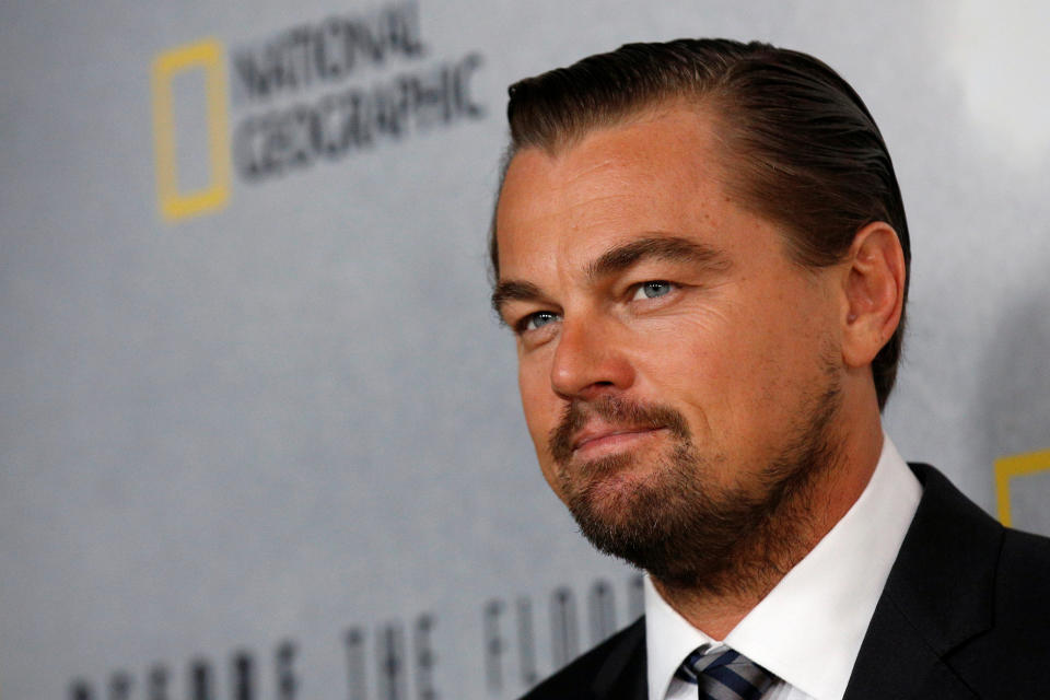 U.S. actor and U.N. Messenger of Peace Leonardo DiCaprio poses&nbsp;at&nbsp;a screening of his documentary "Before the Flood" at the United Nations in New York City in October 2016. (Photo: Brendan McDermid / Reuters)