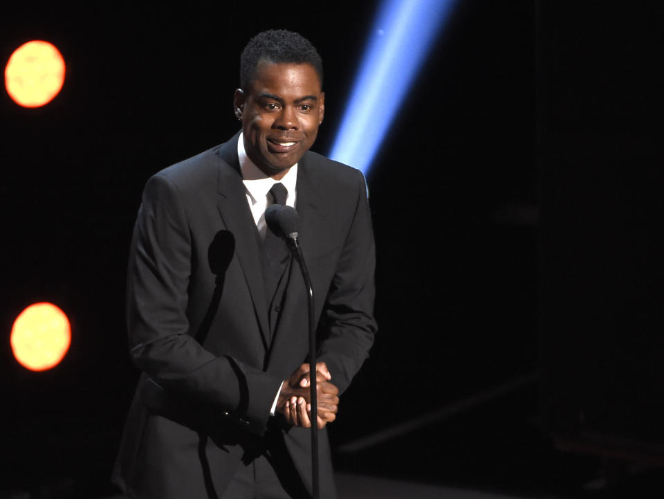 FILE - Chris Rock presents the award for outstanding comedy series at the 50th annual NAACP Image Awards on March 30, 2019, in Los Angeles. Rock turns 56 on Feb. 7. (Photo by Chris Pizzello/Invision/AP, File, File)