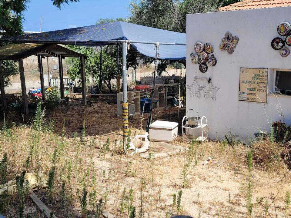 PHOTO: Kindergarten in Moshav Liman that has been closed since the start of the Israel-Hamas war, June 29, 2024. (Courtesy Sigal Malachi)