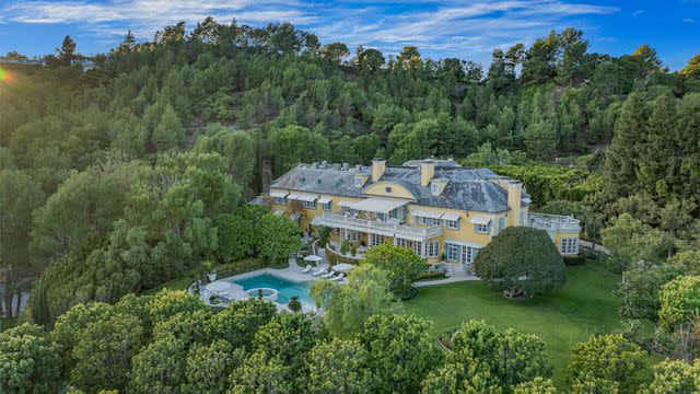 <p>courtesy compass</p> Rod Stewart's Beverly Park home