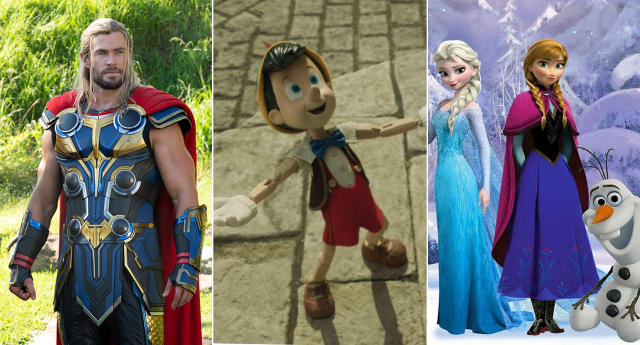 Thor, Pinocchio and Frozen all feature in Disney+ Day. (Disney)