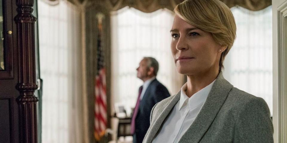 Robin Wright as Claire Underwood (Credit: Netflix)