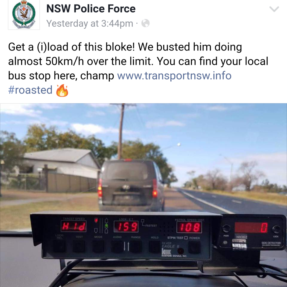NSW Police funniest Facebook posts