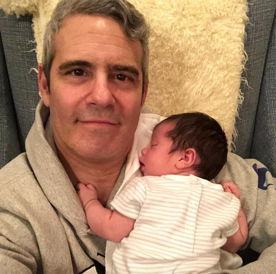 In his caption to this Instagram, Cohen apologized for "oversharing about the baby" — <a href="https://www.instagram.com/p/BuKbvCSl-cw/" rel="nofollow noopener" target="_blank" data-ylk="slk:but we hope he never stops;elm:context_link;itc:0;sec:content-canvas" class="link ">but we hope he never stops</a>.