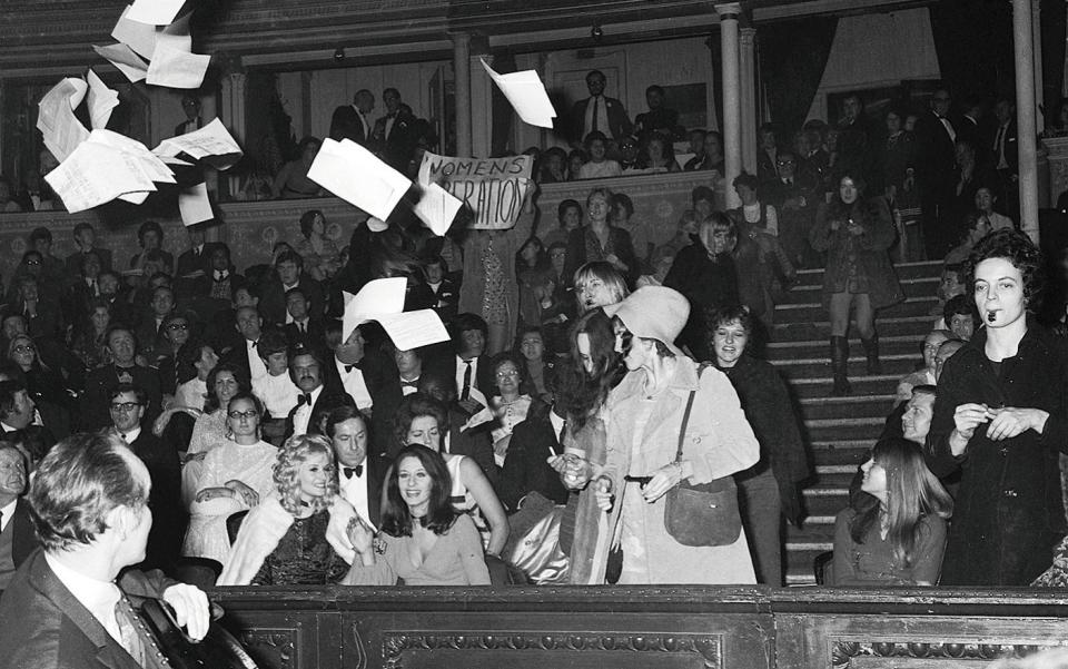 Feminism takes centre stage during the 1970 Miss World competition -  Getty Images