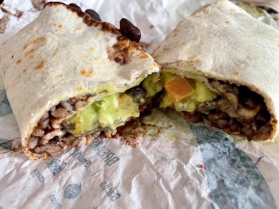 Taco Bell Fiesta Veggie Burrito