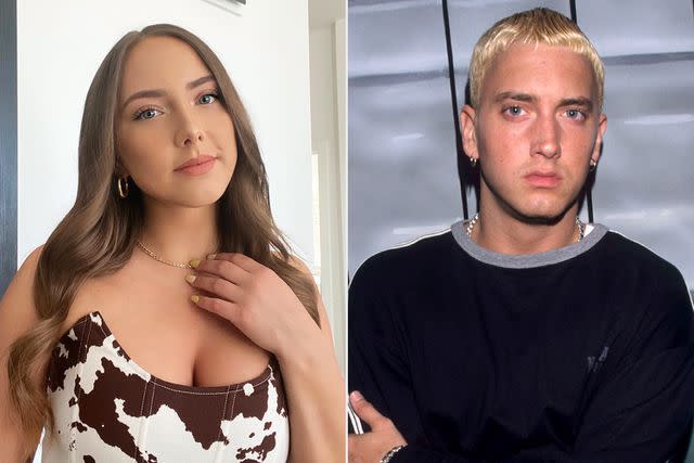 Hailie Jade/Instagram; Ke.Mazur/WireImage Hailie Jade Scott and Eminem