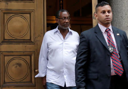 Norman Seabrook, the union leader for New York City's prison guards, exits the Manhattan federal court house in New York, U.S., June 8, 2016. REUTERS/Brendan McDermid