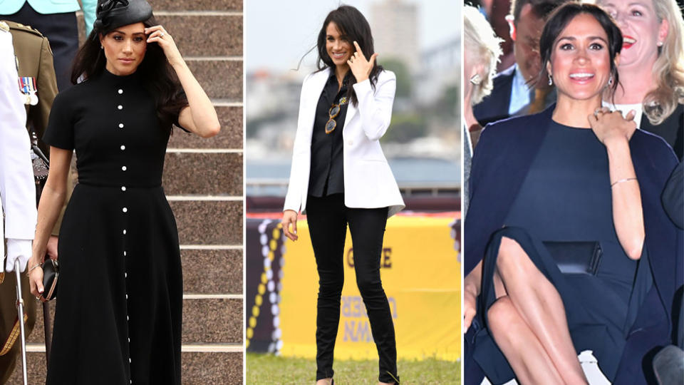 Pregnant Meghan has three outfit changes for day five of royal tour